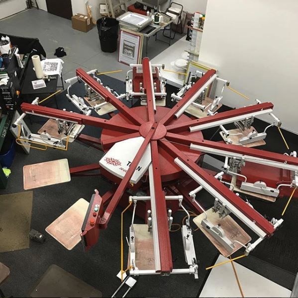 Automatic Screen Printing Press